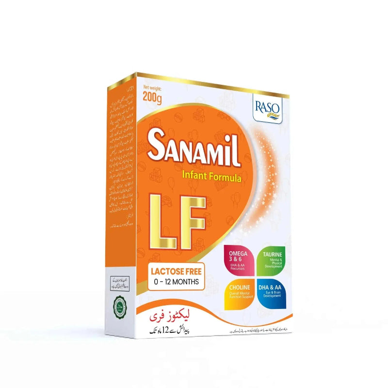 Sanamil LF (Lactose Free) 200g Infant Formula Mlik - Raso Pakistan