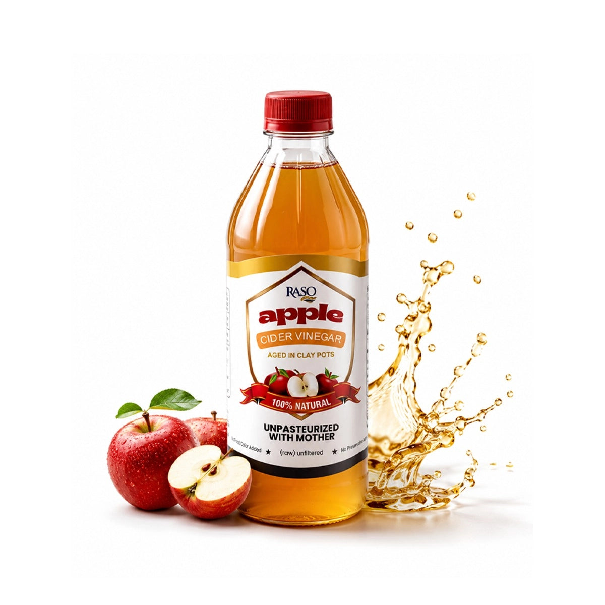 Naturally Fermented Apple Cider Vinegar With Mother - 475ml