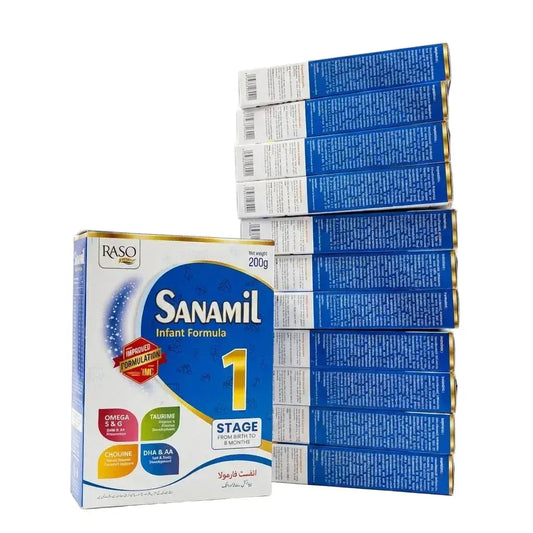 Sanamil Stage 1 Monthly Saving Pack Of 12 Pc - Raso Pakistan